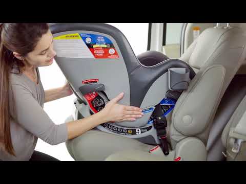 Chicco NextFit - Installing with LATCH: Rear-facing