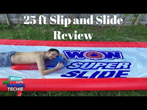 WOW Super Slide! Slip and Slide Review - Living like a 90s Kid!