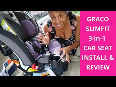 Graco SlimFit 3-in-1 Convertible Car Seat Installation &amp; Review